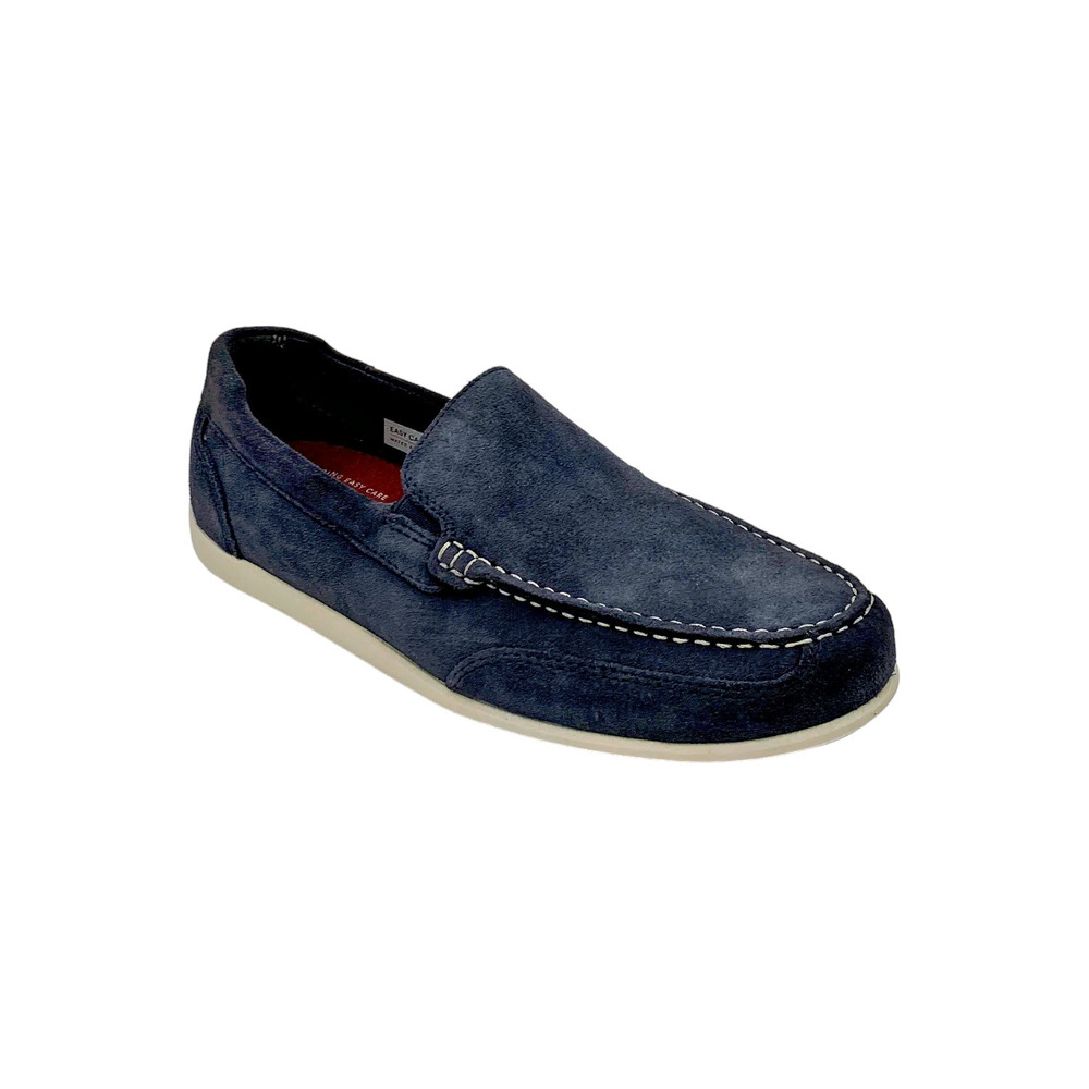 Rockport Men's Cullen Venetian Loafer Suede Denim Blue - Medium